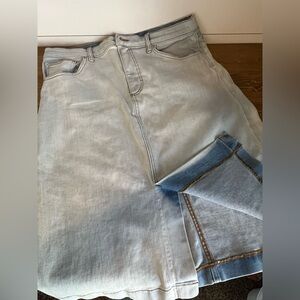 A-Line Denim Skirt